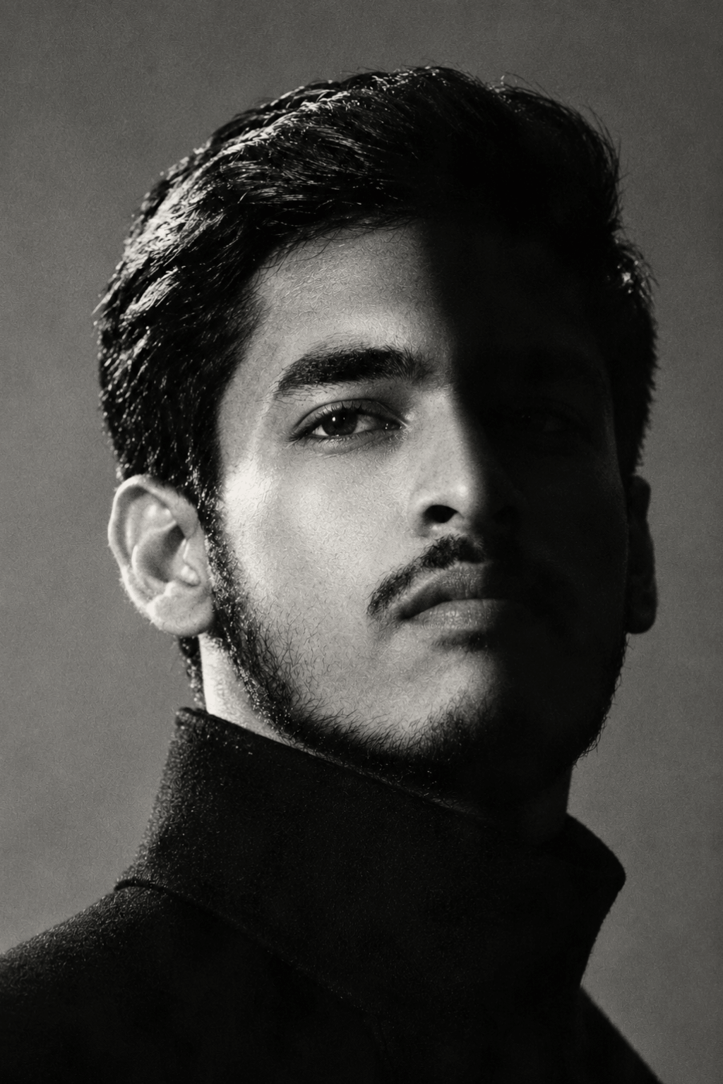 Chiaroscuro Noir Studio Portrait