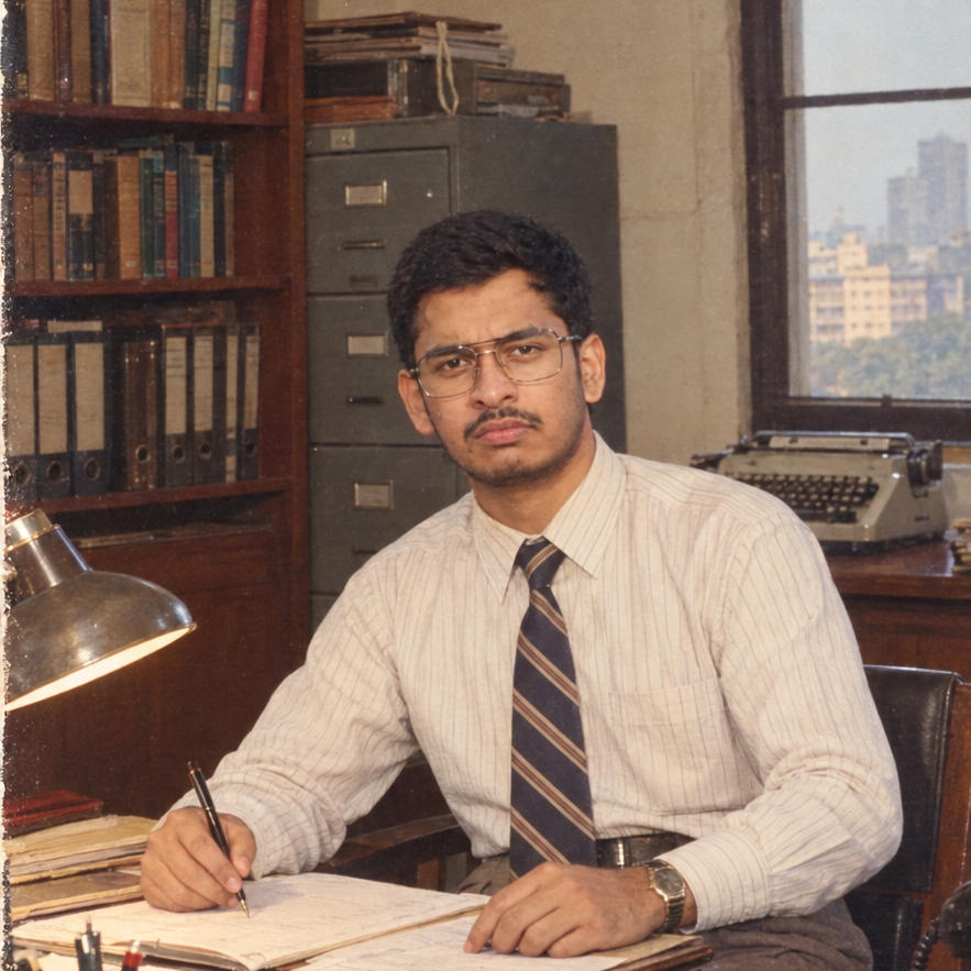 1970s Academic Executive Portrait